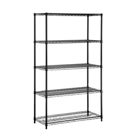 Honey Can Do 5-Tier Storage Shelf, 800 Lbs. Capacity Black {1}
