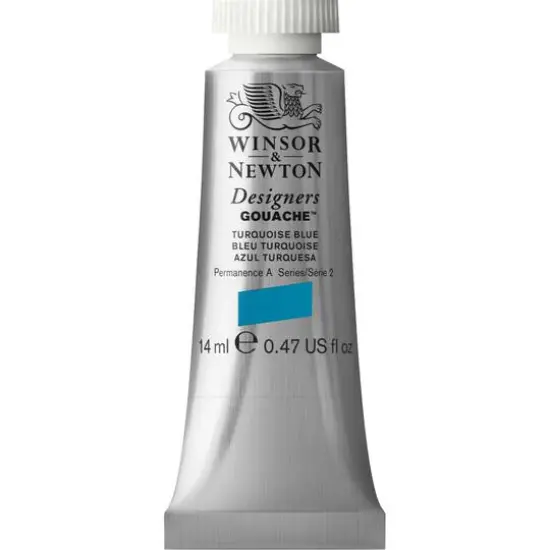 Winsor & Newton&reg; Designers Gouache Turquoise Blue {1}