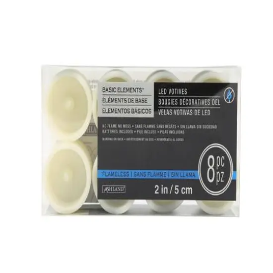Basic Elements&trade; Ivory LED Votives By Ashland&reg; {7}
