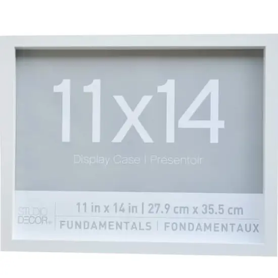2 Pack Fundamentals 11" x 14" White Shadow Boxes by Studio D&eacute;cor&reg; {1}