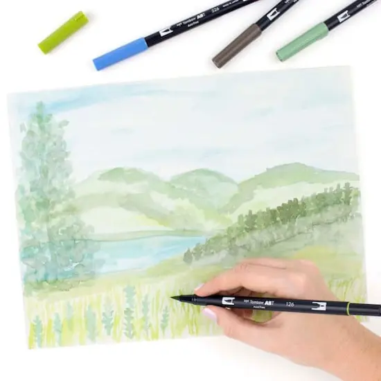Tombow Landscape Dual Brush Pens {5}