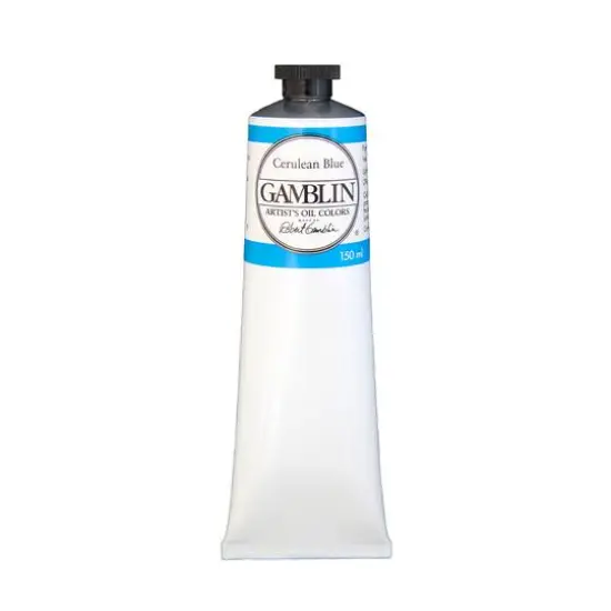 Gamblin 150mL Artist Grade Oil Colors Cerulean Blue {1}