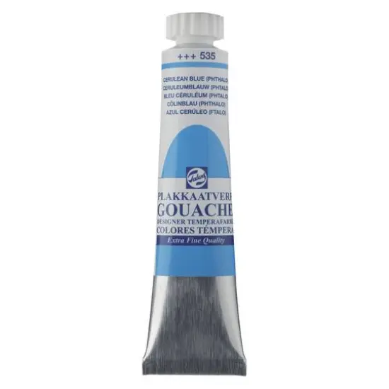 Royal Talens Extra Fine Quality Gouache, 20mL 535 Cerulean Blue Phthalo {1}