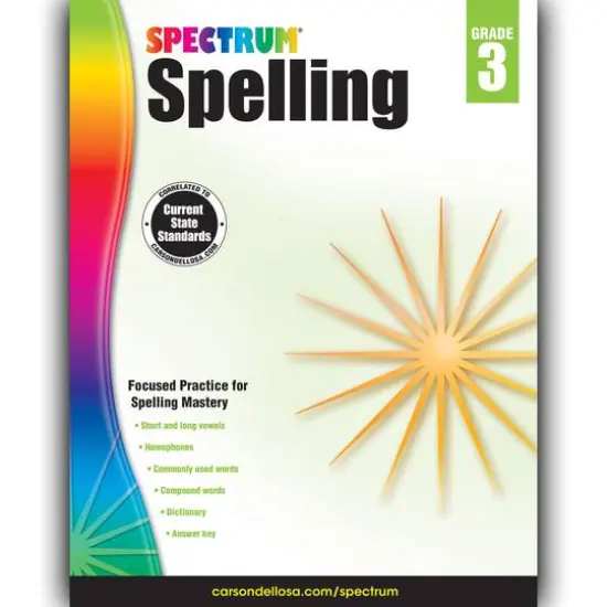 Spectrum&reg; Spelling Workbook, Grade 3 {1}