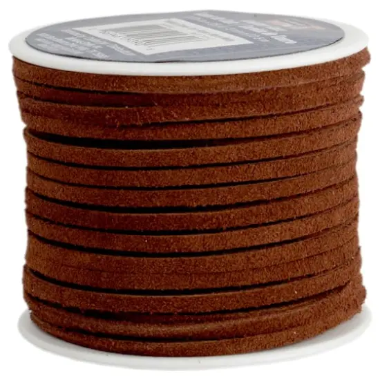 Suede Leather Lace by ArtMinds&trade; Medium Brown {1}