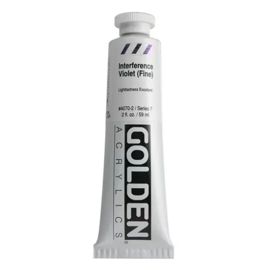 Golden Artist Colors&reg; 2oz. Interference Acrylic Paint Interference Violet (Fine) {1}