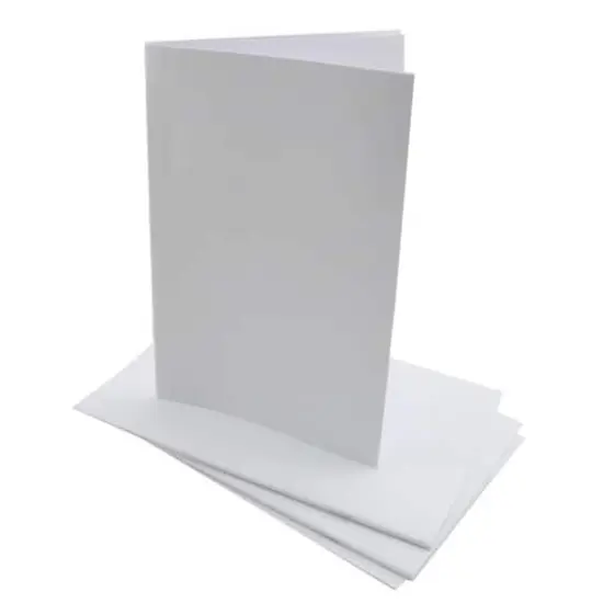 Hygloss Blank Paperback Books, 5.5" x 8.5", White, 20/Pack {1}