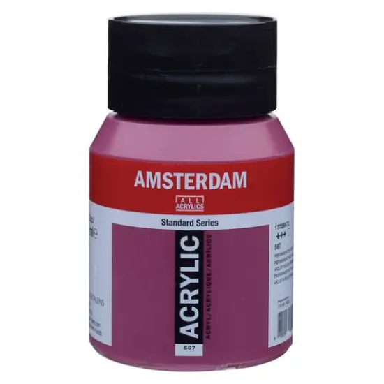 Amsterdam 500mL Standard Series Acrylic Paint 567 Permanent Red Violet {1}