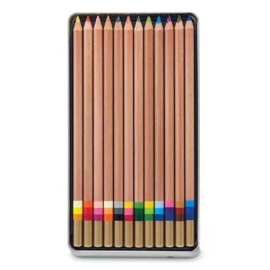 Koh-I-Noor Tri-Tone&reg; Colored Pencil 12 Color Tin Set {1}