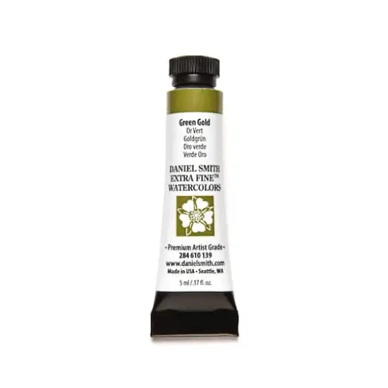 Daniel Smith Extra Fine&trade; Watercolor, 5mL Green Gold {1}