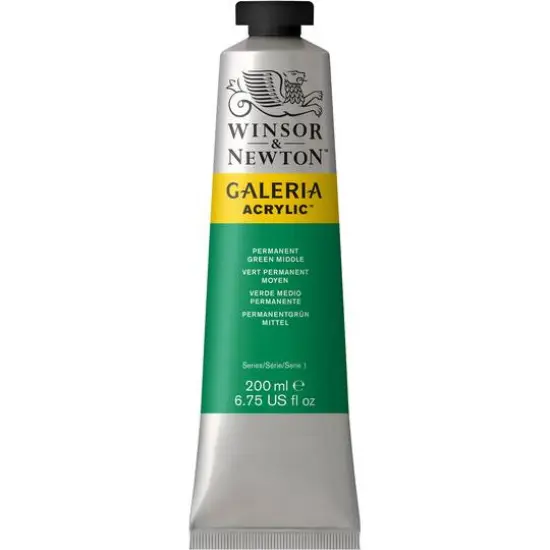 Winsor & Newton&trade; Galeria Acrylic&trade;, 200mL Permanent Green Middle {1}