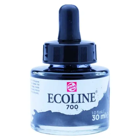Ecoline&reg; Liquid Watercolour, 30ml Jar Black {1}