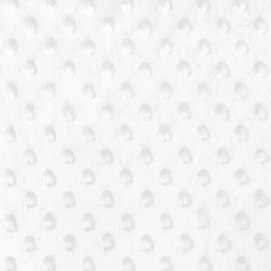 White Minky Dot {1}