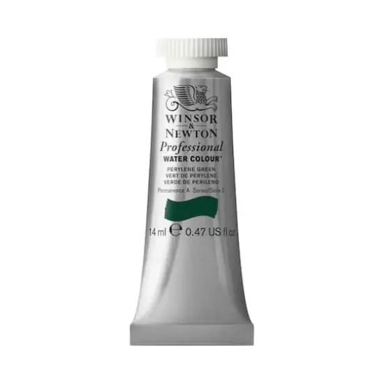 Winsor & Newton&reg; Professional Water Colour&trade; Paint Tube, 14mL Perylene Green {1}
