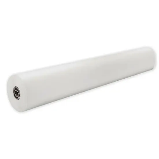 Rainbow&reg; Duo-Finish&reg; 36" x 1000ft Colored Kraft Paper Roll White {1}