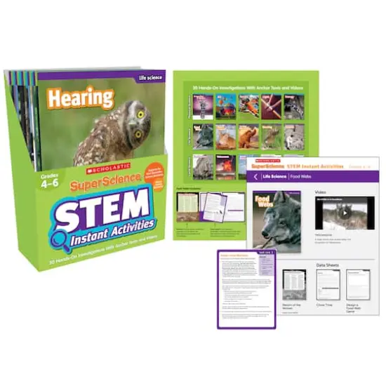 SuperScience Stem Instant Activities, Grades 4-6 {1}