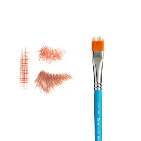 Princeton&trade; Select&trade; Artiste Series 3750 Short Handle Grainer Brush {5}