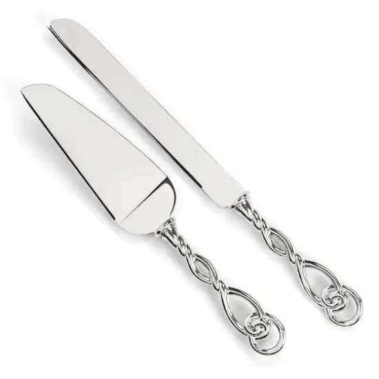 Hortense B. Hewitt Co. Serving Set, Love Knot Silver {1}