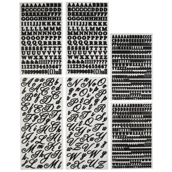 Recollections&trade; Alphabet Stickers, Value Pack White {2}