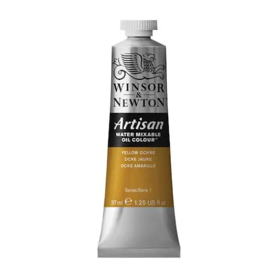 Winsor & Newton&reg; Artisan Water Mixable Oil Color, 37mL Yellow Ochre {1}