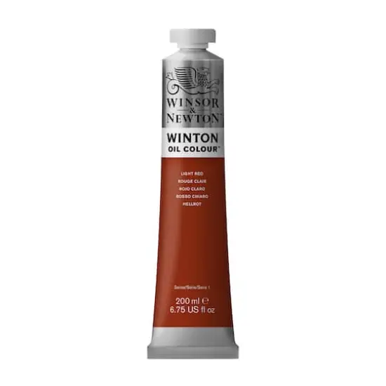 Winsor & Newton&trade; Winton 6.75oz. Oil Colour&trade; Paint Light Red {1}