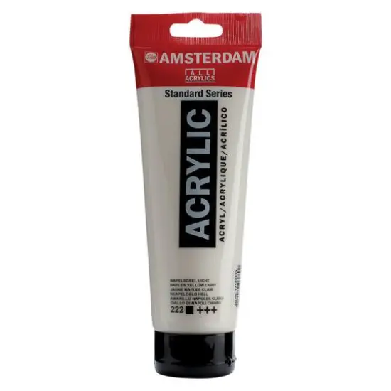 Amsterdam 250mL Standard Acrylic Paint 222 Naples Yellow Light {1}