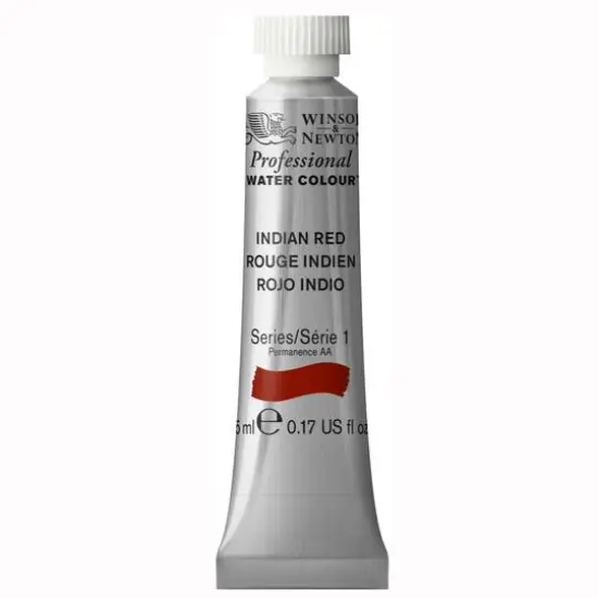 Winsor & Newton&reg; Professional Water Colour&trade; Paint, 5mL Indian Red {1}