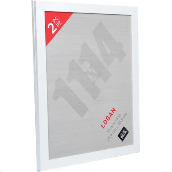 2 Pack Logan Wall Frames by Studio D&eacute;cor&reg; White {3}