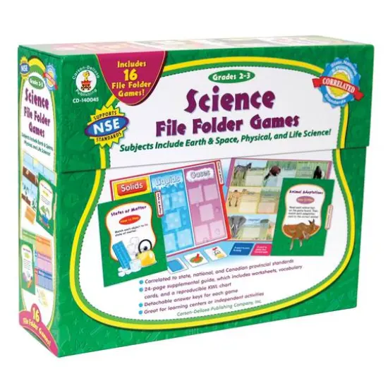Carson-Dellosa&trade; Science File Folder Games, Grades 2-3 {4}