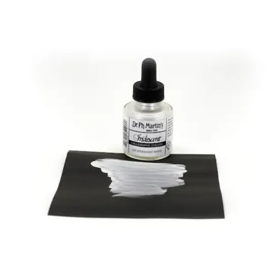 Dr. Ph. Martin's&reg; Iridescent Calligraphy Color Ink 12R Iridescent White {4}
