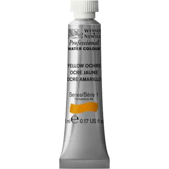 Winsor & Newton&reg; Professional Water Colour&trade; Paint, 5mL Yellow Ochre {1}