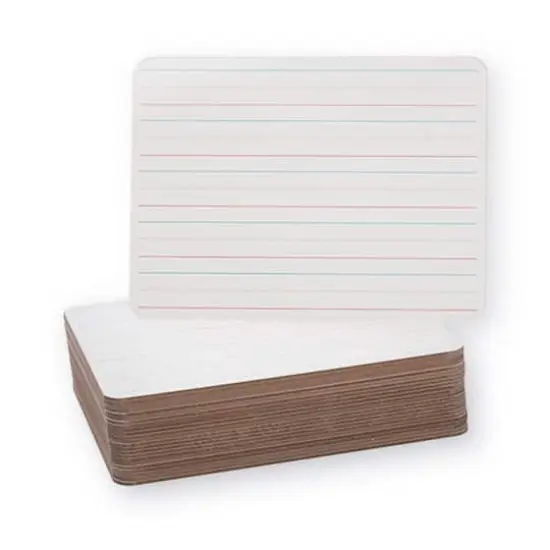 Double-Sided Dry Erase Boards, 24 Pack {1}