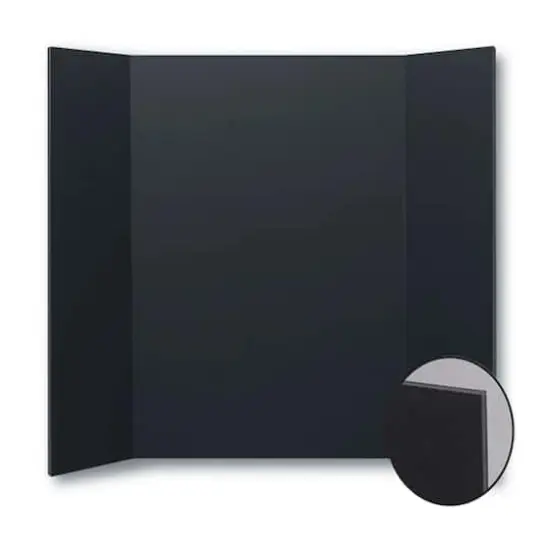 Black Flipside Foam Project Board, 36" x 48", Pack of 10 {1}