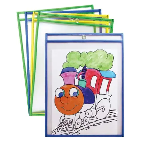 Creativity Street&reg; Dry Erase Pockets, 10" x 13.5", Pack of 10 {1}