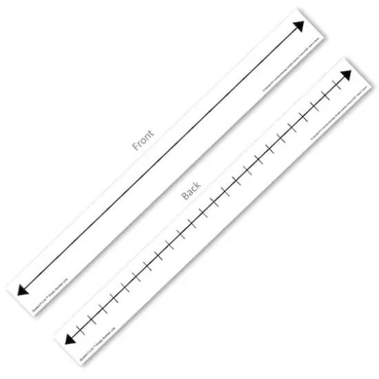 F.U.N.&trade; Student Empty Number Line, Set of 10 {1}