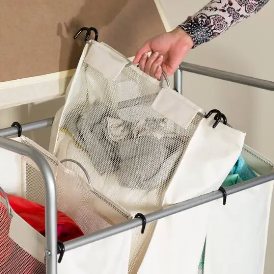 Honey Can Do Rolling Triple Sorter with Ironing Board {6}