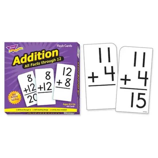 Addition 0-12 All Facts Skill Drill Flash Cards {3}