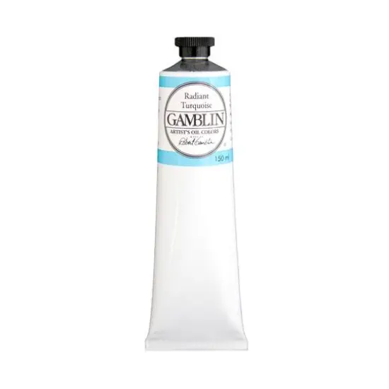 Gamblin 150mL Artist Grade Oil Colors Radiant Turquoise {1}