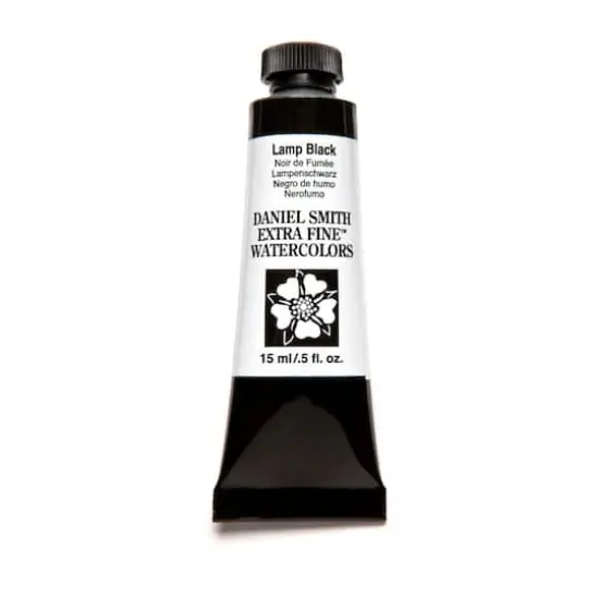 Daniel Smith Extra Fine&trade; Watercolor Paint, 15mL Lamp Black {1}