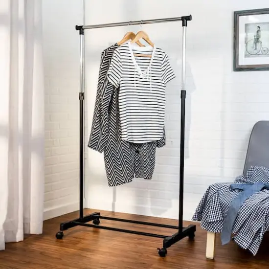 Honey Can Do 66"Adjustable Height Garment Rack {3}