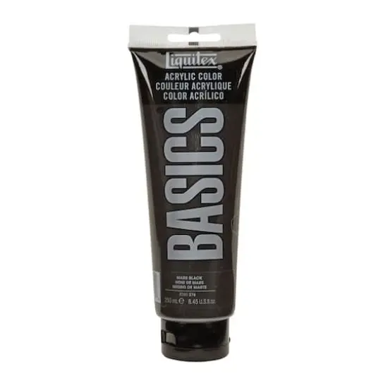 Liquitex BASICS&reg; Acrylic Paint, 8.5oz. 276 Mars Black {1}