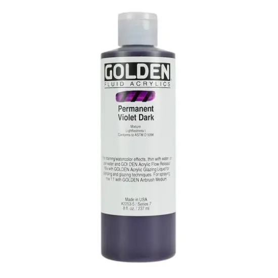 Golden&reg; Fluid Acrylics, 8oz. Permanent Violet Dark {1}
