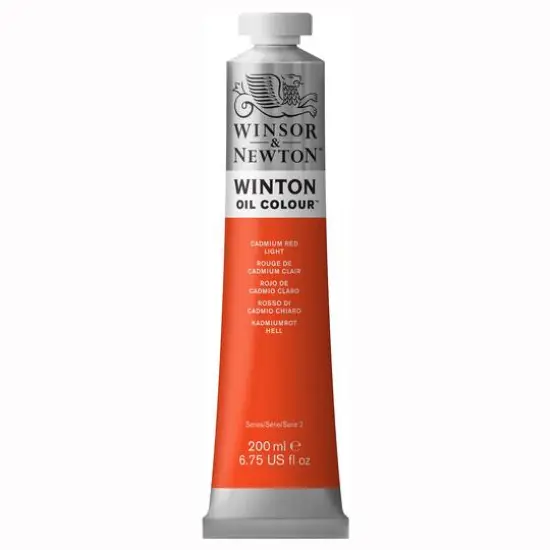 Winsor & Newton&trade; Winton 6.75oz. Oil Colour&trade; Paint Cadmium Red Light {1}