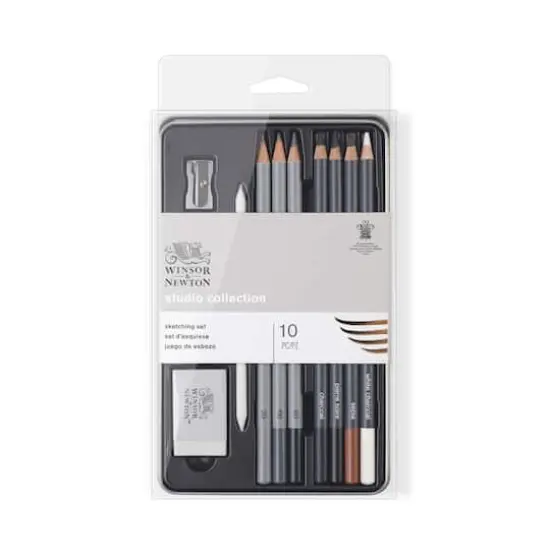 Winsor & Newton&trade; Studio Collection&trade; Sketching Pencil 10pc Tin Set {1}