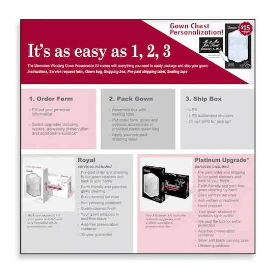 Memories Gown Preservation Platinum Kit {5}