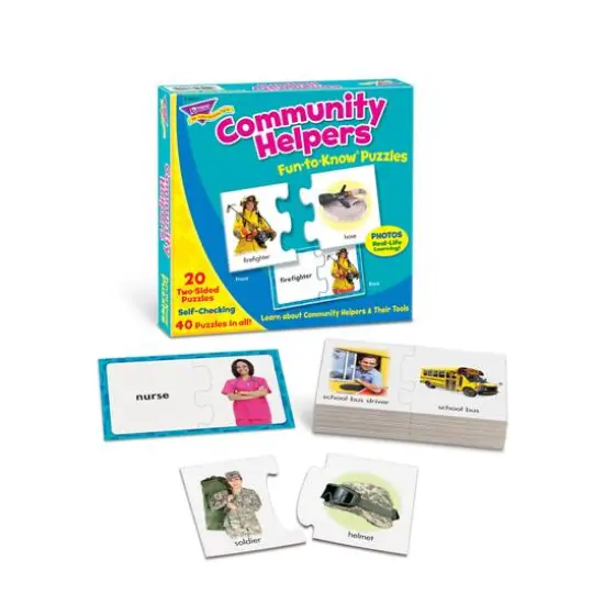 Community Helpers Fun-to-Know&reg; Puzzles {3}