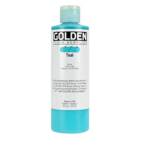 Golden&reg; Fluid Acrylics, 8oz. Teal {1}