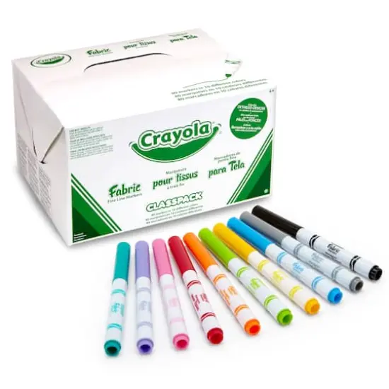 Crayola&reg; Fabric Markers, Pack of 80 {1}