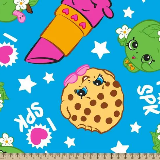 Shopkins Buddies Fleece Fabric {1}