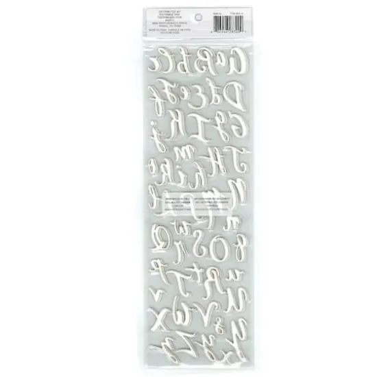 Gold Glitter Puffy Alphabet Stickers by Recollections&trade; {5}